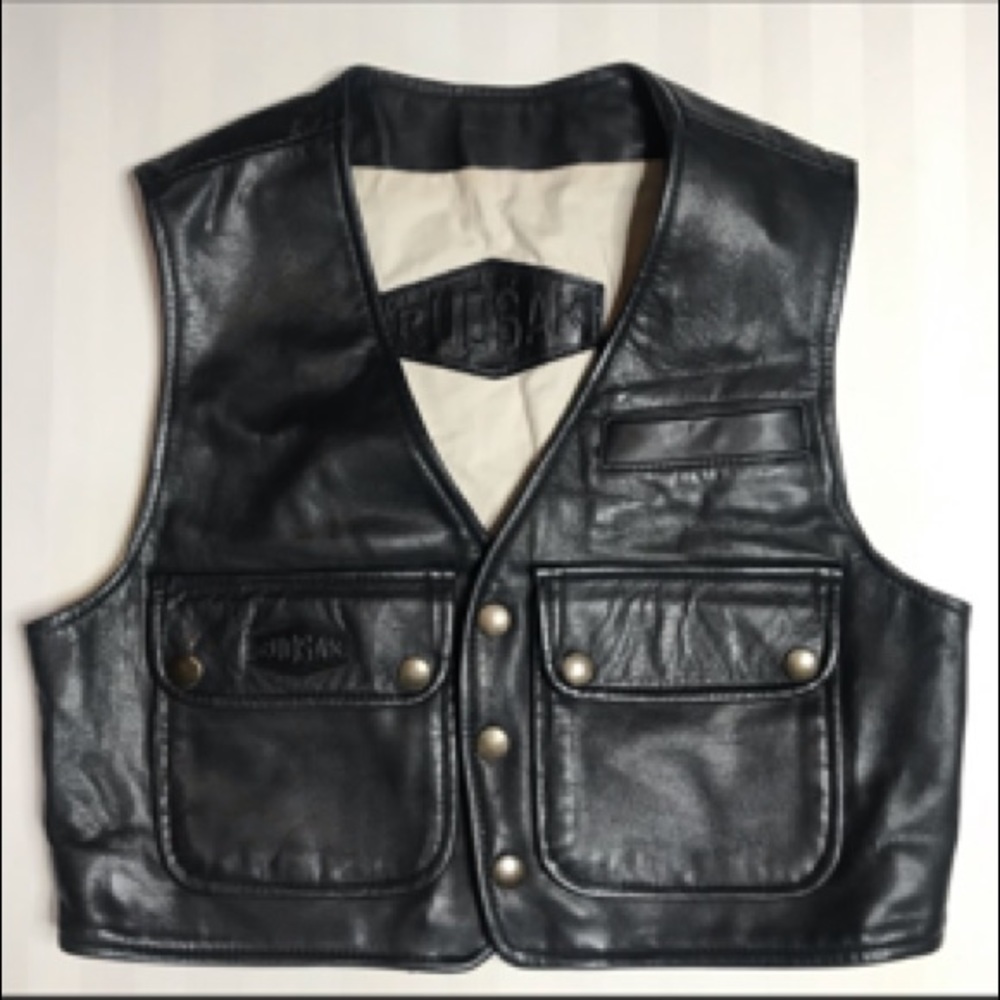 CROP LEATHER RUDSAK VEST